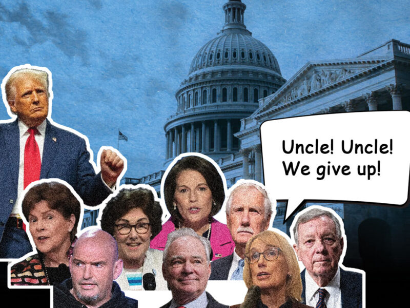 On Sunday, at least eight moderate to conservative Senate Democrats voted with Republicans to end the filibuster and pass a continuing resolution to reopen the government without the promised extension of the ACA subsidies.